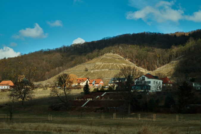 Oberpoyritz am Rande des Borsbergs