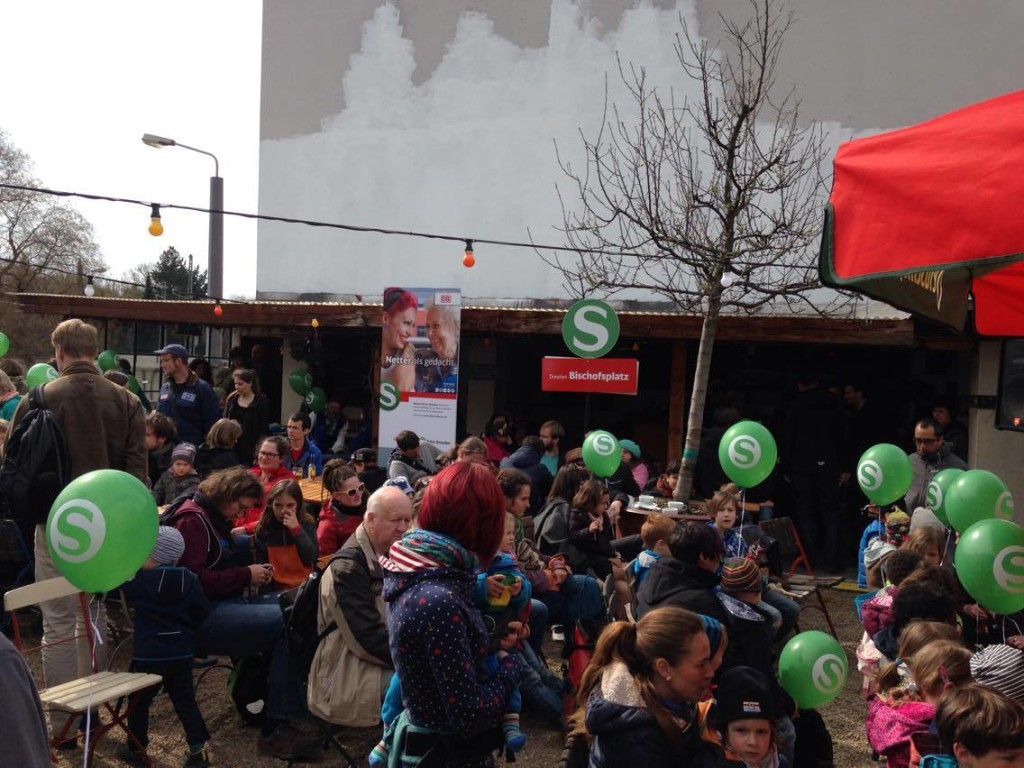 Feierliche Einweihung auf dem Dach des Cafés „TB-Terrasse“