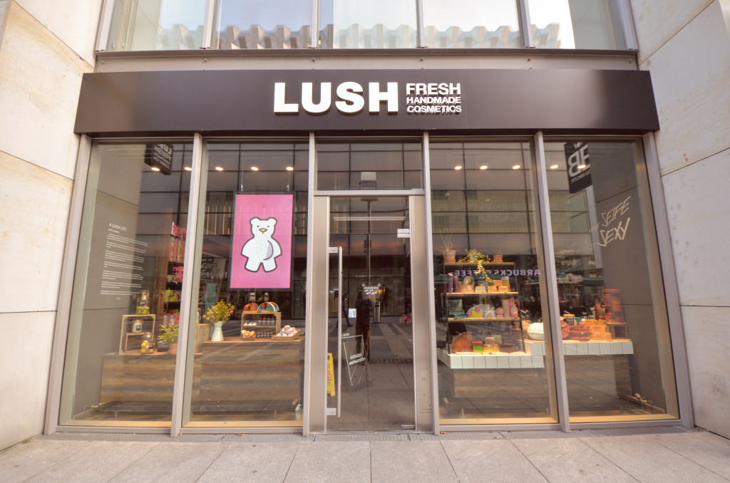 Handmade Cosmetics zu finden bei „Lush“ in Dresden